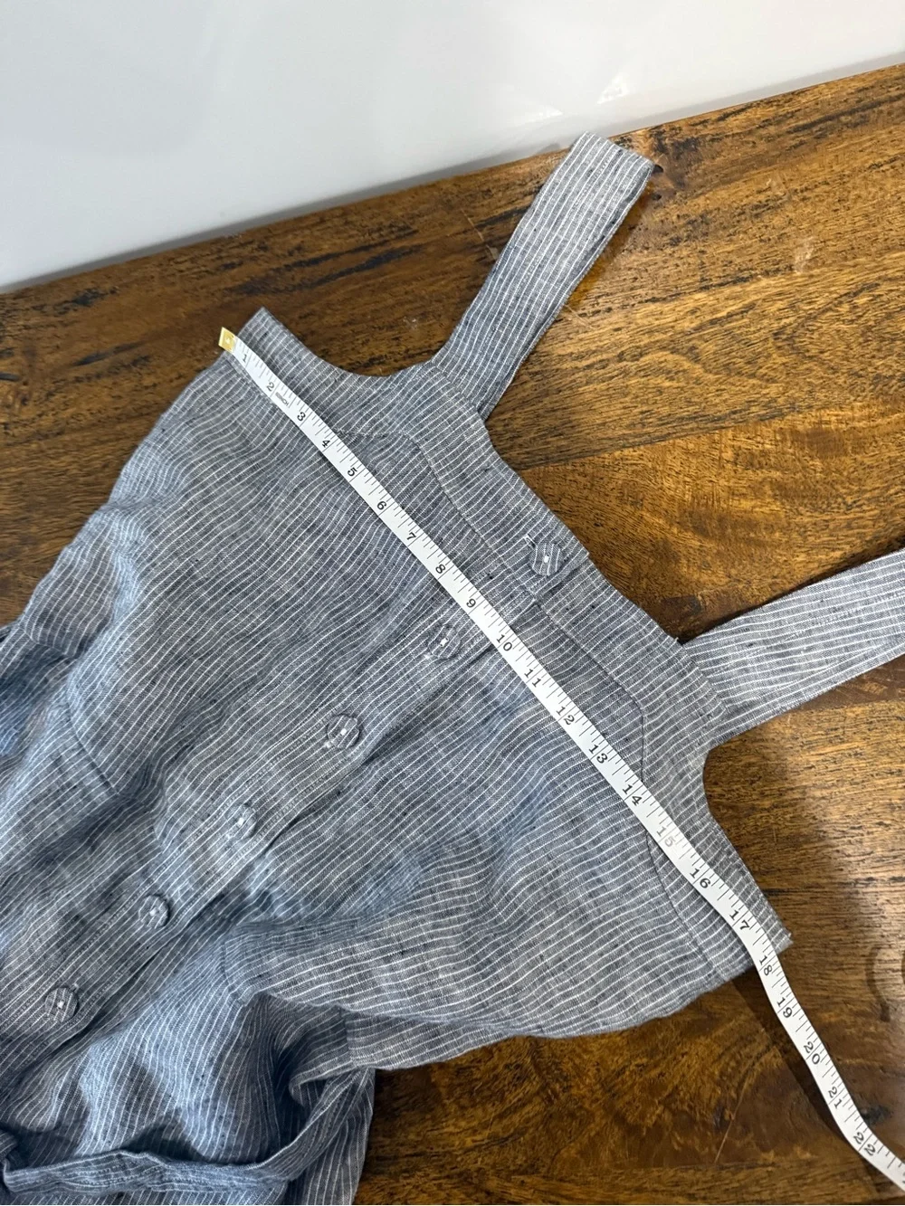 Everlane Linen Striped Jumpsuit